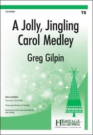 A Jolly, Jingling Carol Medley TB choral sheet music cover Thumbnail